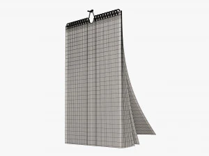 Wall calendar 01 3D Model
