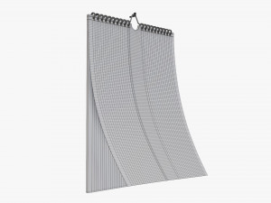 Wall calendar 02 Modelo 3D
