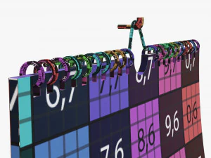 Wall calendar 02 3D Model