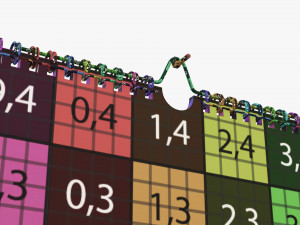 Wall calendar 02 Modelo 3D