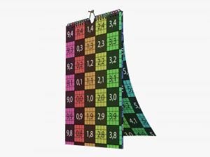 Wall calendar 02 3D Model