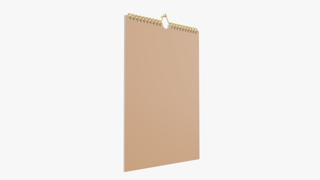 Wall calendar 03 Modelo 3D .c4d .max .obj .3ds .fbx .stl .blend 