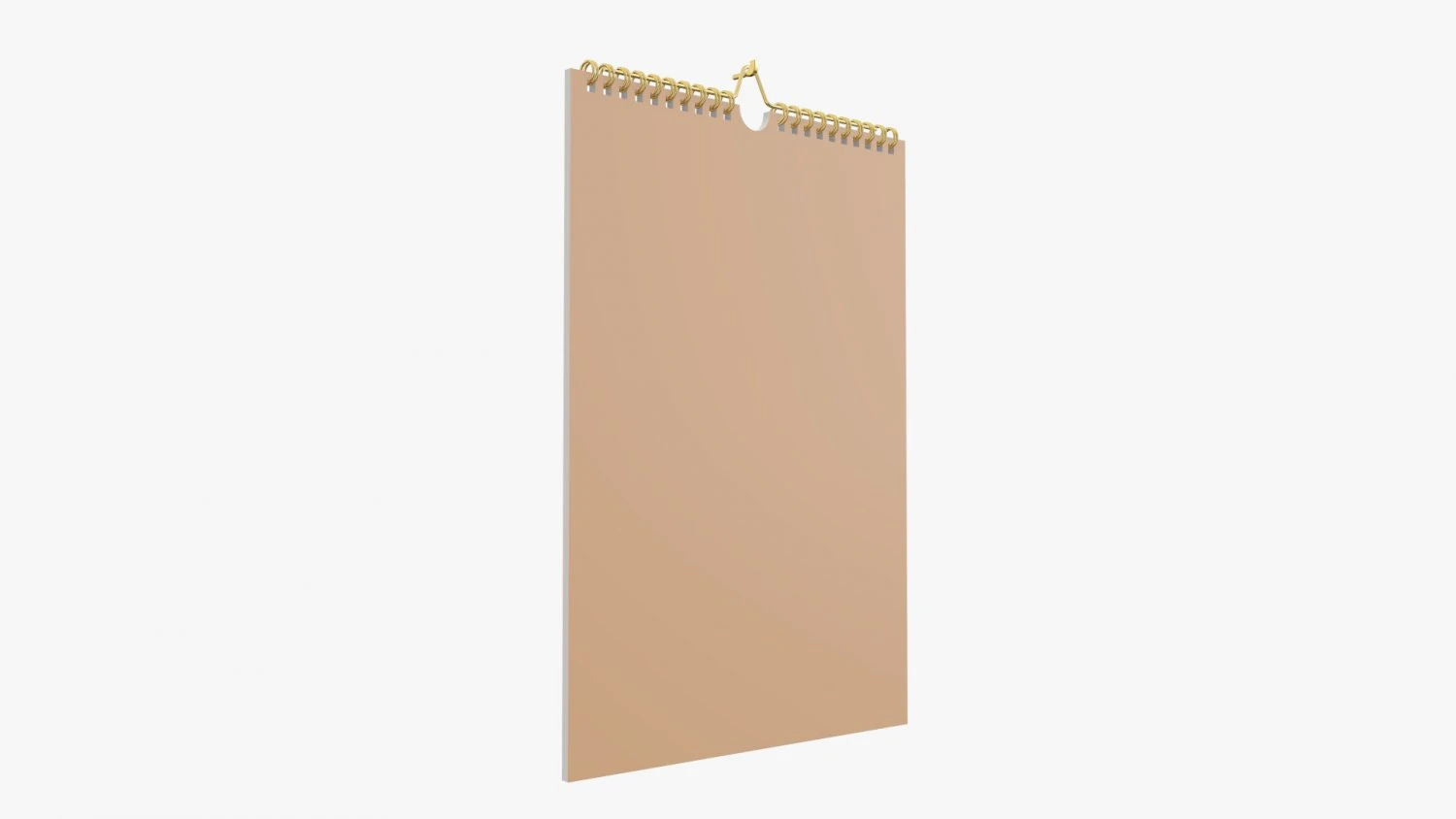 Wall calendar 03 3D Model .c4d .max .obj .3ds .fbx .stl .blend
