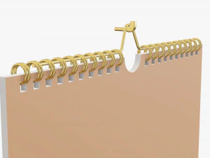 Wall calendar 03 3D Model