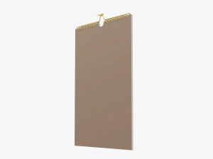 Wall calendar 03 3D Model