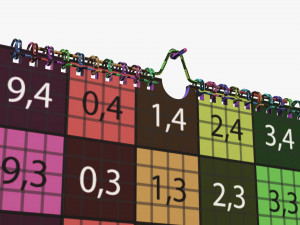 Wall calendar 03 Modelo 3D