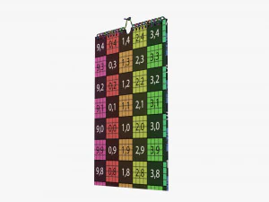 Wall calendar 03 3D Model