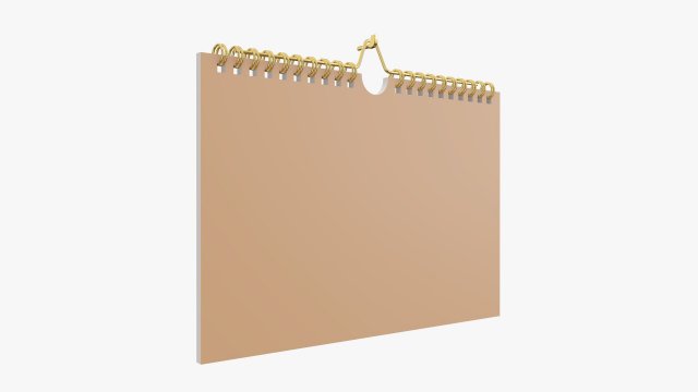 Wall calendar 04 Modello 3D .c4d .max .obj .3ds .fbx .stl .blend 
