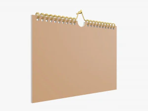 Wandkalender 04 3D Model