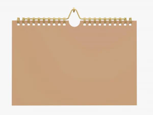 Wall calendar 04 3D Model