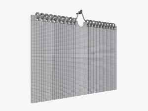 Wall calendar 04 Modello 3D