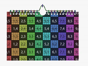Wall calendar 04 3D Model