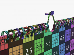 Wall calendar 04 Modello 3D