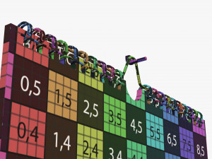 Wall calendar 04 Modello 3D