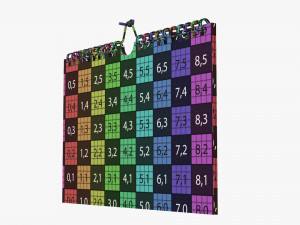 Wall calendar 04 Modello 3D