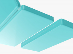 Watercolor paint set Modèle 3D