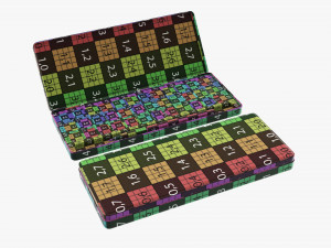 Watercolor paint set Modèle 3D