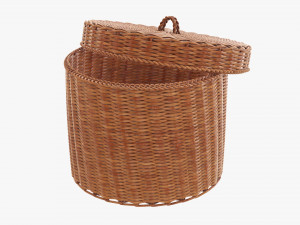 Wicker box big Modelo 3D