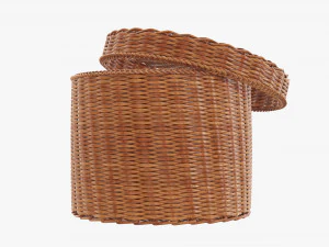 Wicker box big 3D Model