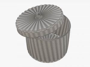 Wicker box big 3D Модель