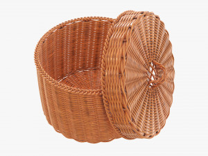 Wicker box medium 3D 모델