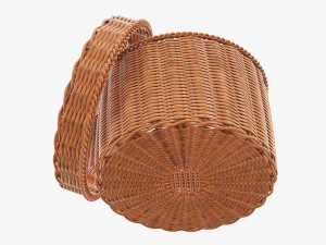 Wicker box medium 3D 모델