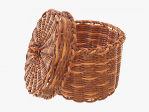 Wicker box small Modelo 3D