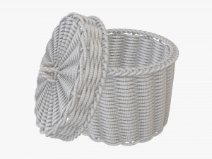 Wicker box small Modelo 3D