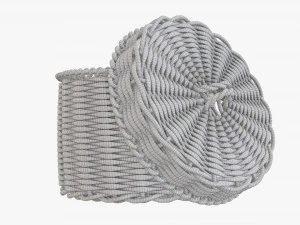 Wicker box small 3D Model