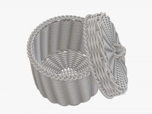 Wicker box small Modelo 3D