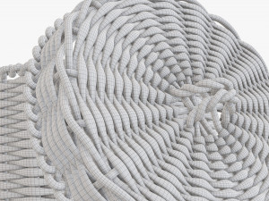 Wicker box small Modelo 3D