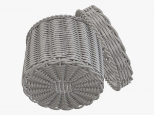 Wicker box small Modelo 3D