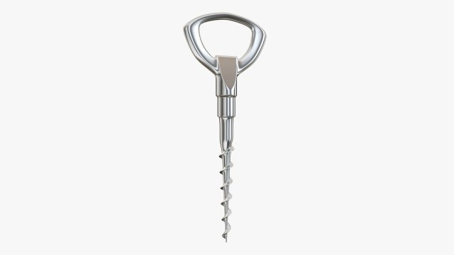 Wine bottle corkscrew 02 Modelo 3D .c4d .max .obj .3ds .fbx .stl .blend 