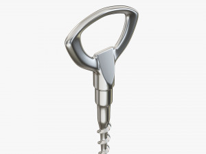 Wine bottle corkscrew 02 Modelo 3D