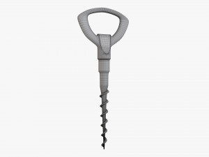 Wine bottle corkscrew 02 Modelo 3D