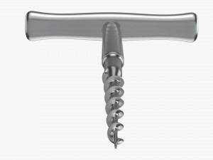 Wine bottle corkscrew 03 Modèle 3D