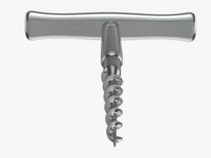 Sacacorchos para botellas de vino 03 Modelo 3D