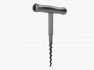 Sacacorchos para botellas de vino 03 Modelo 3D