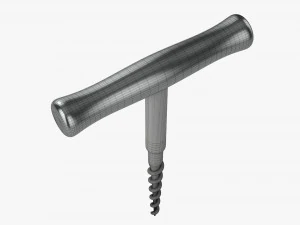 Sacacorchos para botellas de vino 03 Modelo 3D