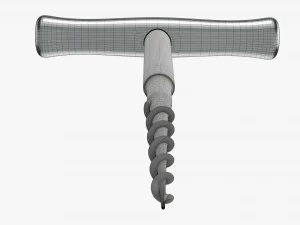Sacacorchos para botellas de vino 03 Modelo 3D