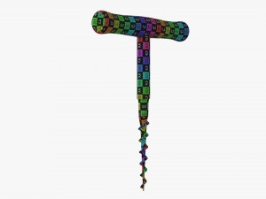 Wine bottle corkscrew 03 Modèle 3D
