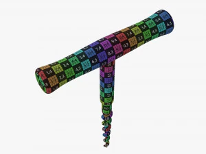 Sacacorchos para botellas de vino 03 Modelo 3D