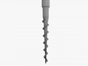 Wine bottle corkscrew 04 3D Model
