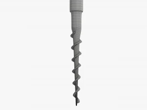 Wine bottle corkscrew 04 3D Model
