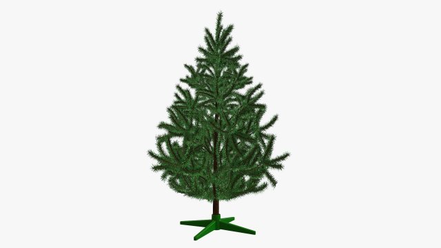 Artificial fir tree 02 Modelo 3D .c4d .max .obj .3ds .fbx .stl .blend 