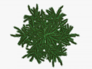 Artificial fir tree 02 Modelo 3D