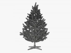 Artificial fir tree 02 3D Model