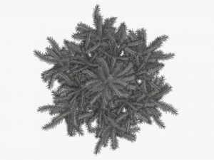 Artificial fir tree 02 Modelo 3D