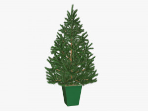 Artificial fir tree 04 Modelo 3D