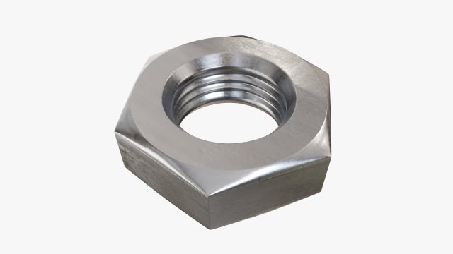 Big metal nut Modelo 3D .c4d .max .obj .3ds .fbx .stl .blend 